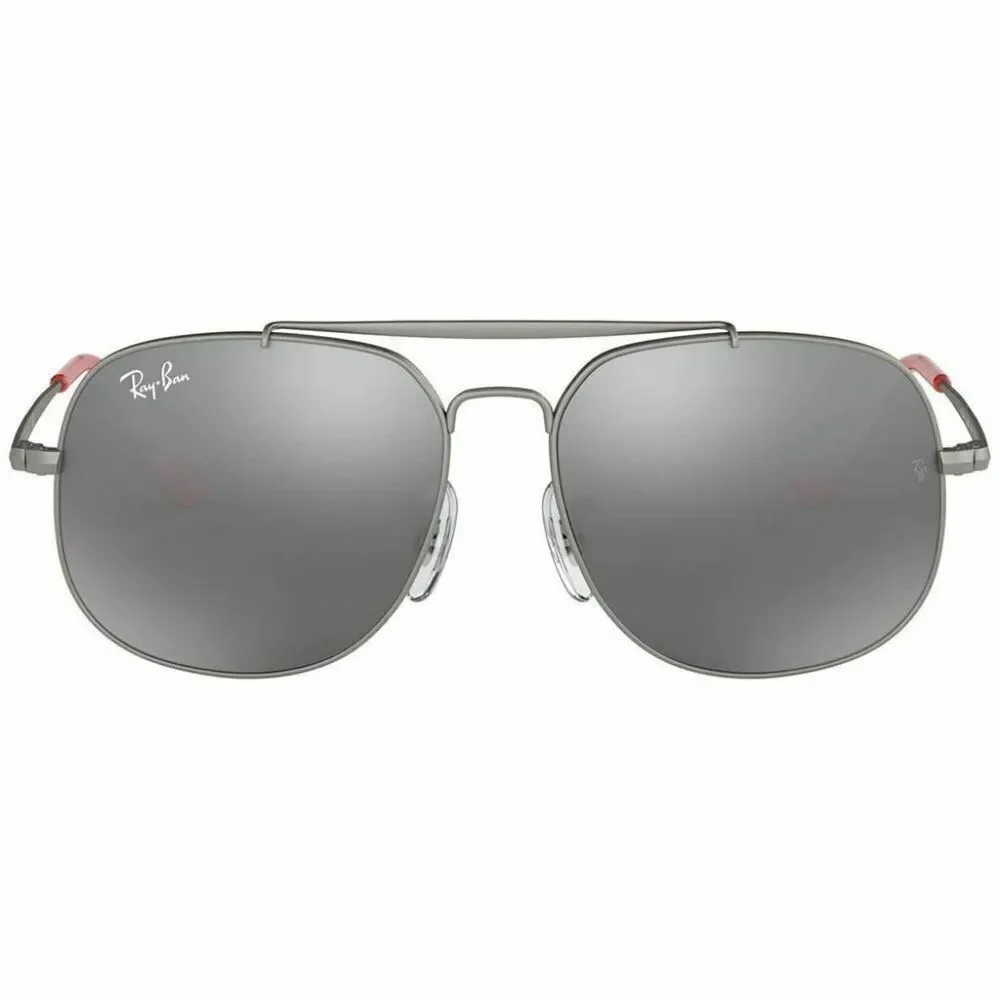 Ray Ban Aviator Sunglasses W/Grey Silver Lens